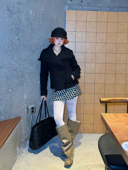 UBORYA Khaki Suede Slouchy Knee-High Boots with Bows – Square Toe Kitten Heel Boots for Women | Ruched Shaft | Side Zipper | Earthy Avant-Garde Booties