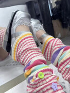UBORYA Silver Metallic Balletcore Mary Jane Flats 0.5cm Low Heel